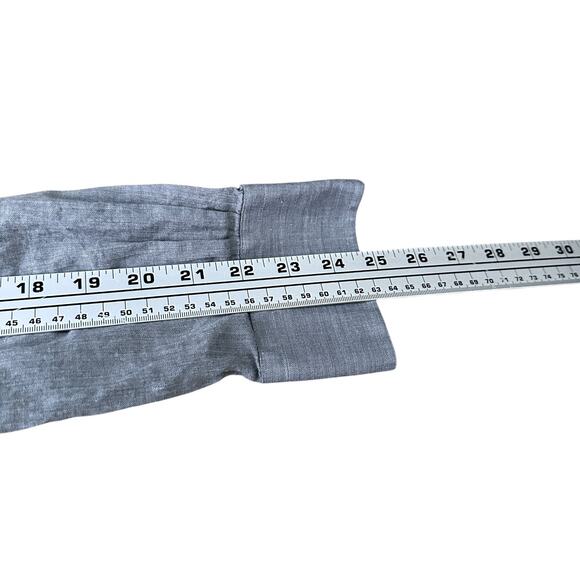 Peter Millar Crown Crafted Fleece Finish Shirt Men's XL Gray Long Sleeve Button - Picture 9 of 10